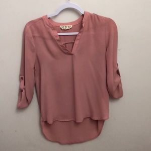 Blush blouse 3/4 sleeves
